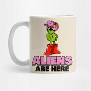 Funny Alien Aliens Meme Mug